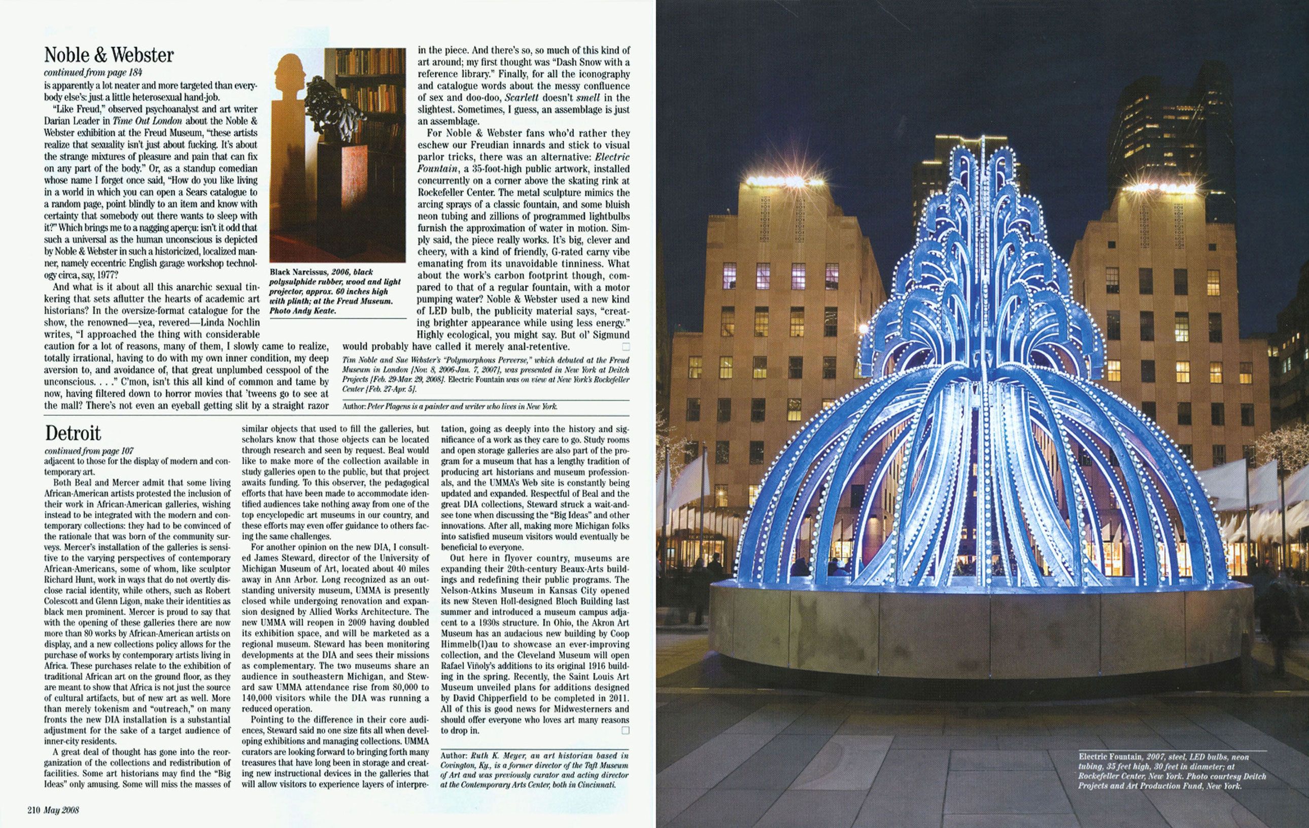 Art in America, 2008, pgs210-211