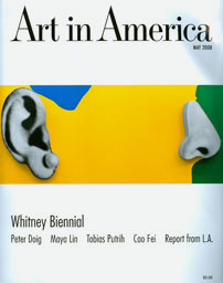 Art in America 2008 magazine cover